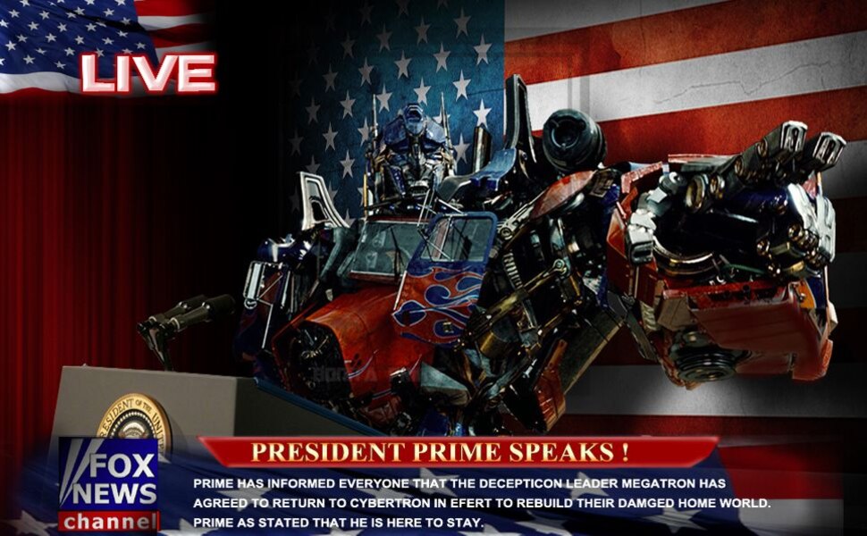 Transformers Optimus Prime For President  (5 of 5)